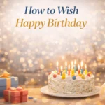 How to Wish Happy Birthday