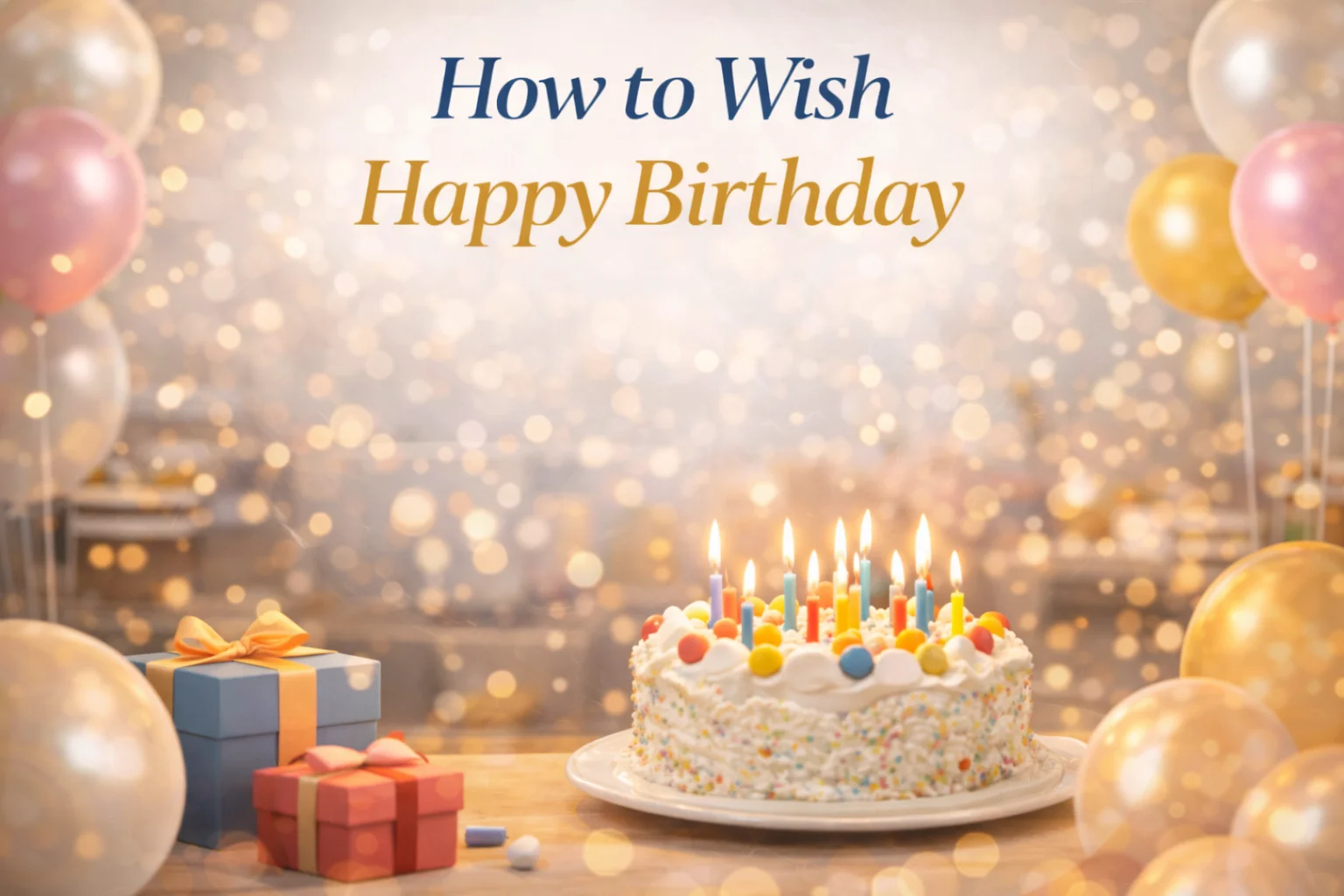 How to Wish Happy Birthday