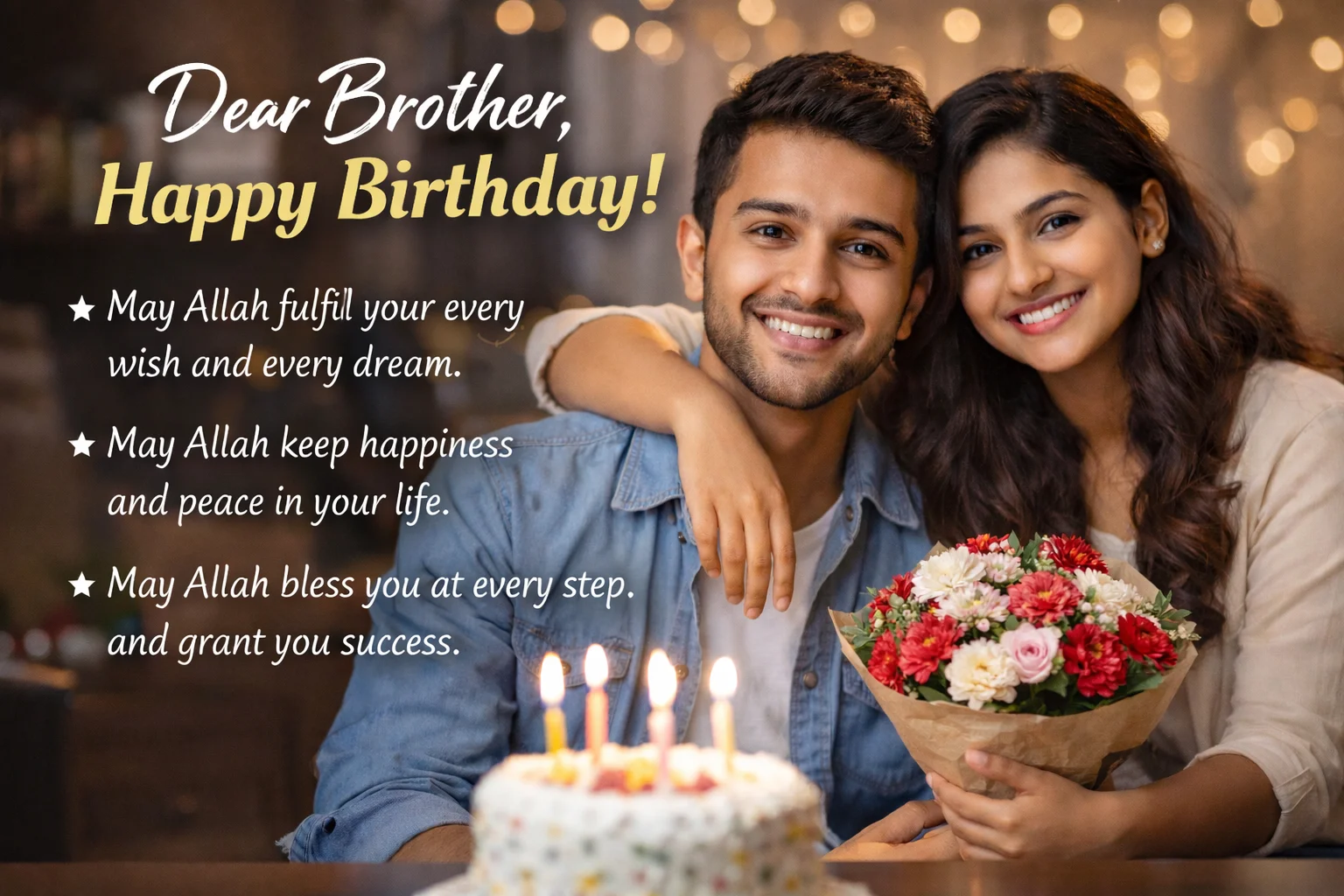 Happy Birthday Brother Wishes