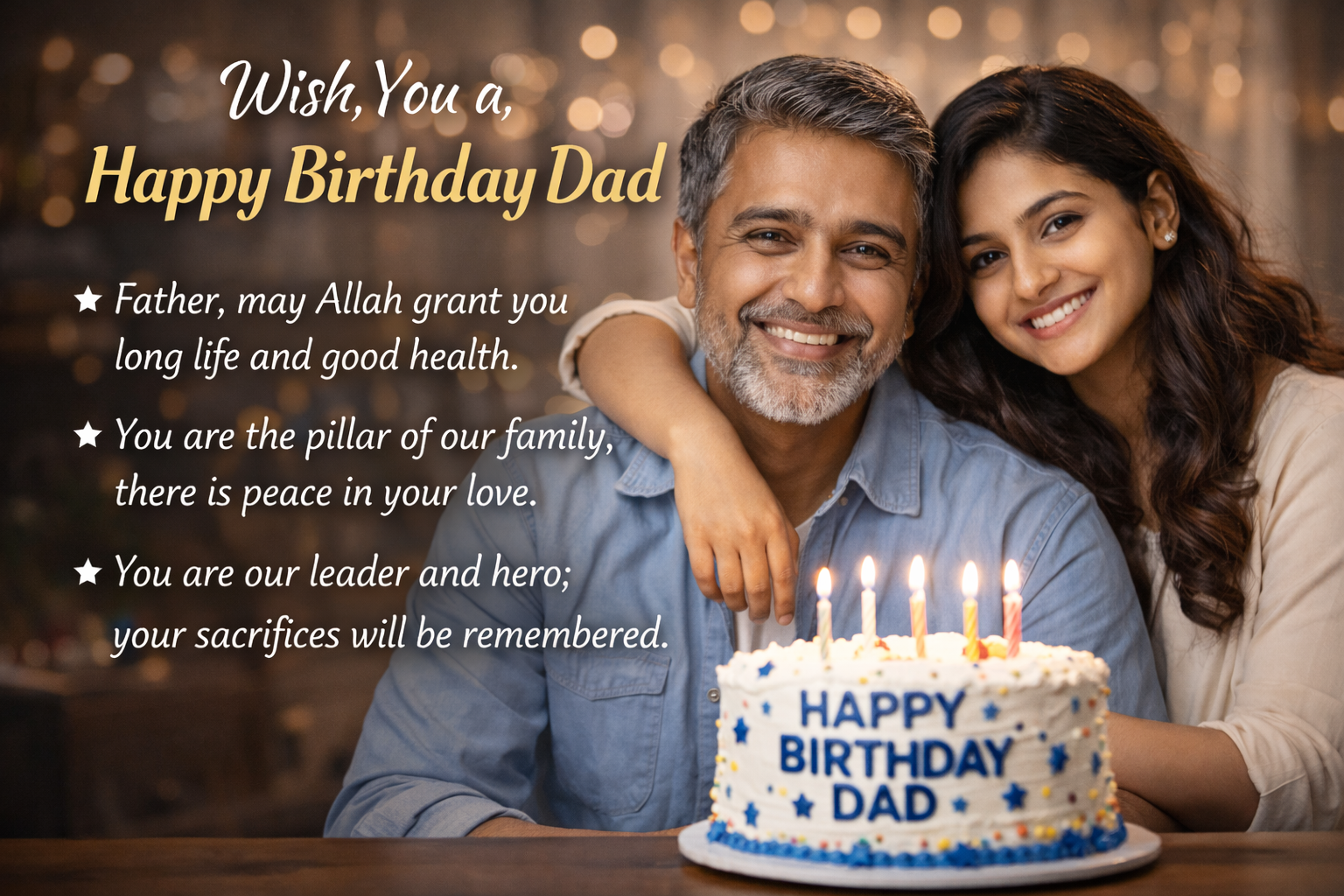 Happy Birthday Dad Wishes