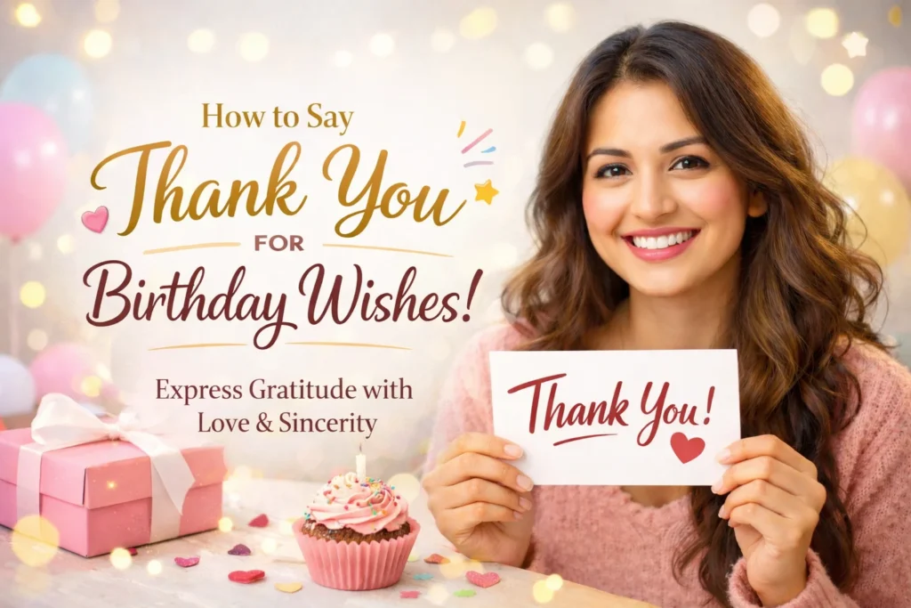 How to Thank People for Birthday Wishes