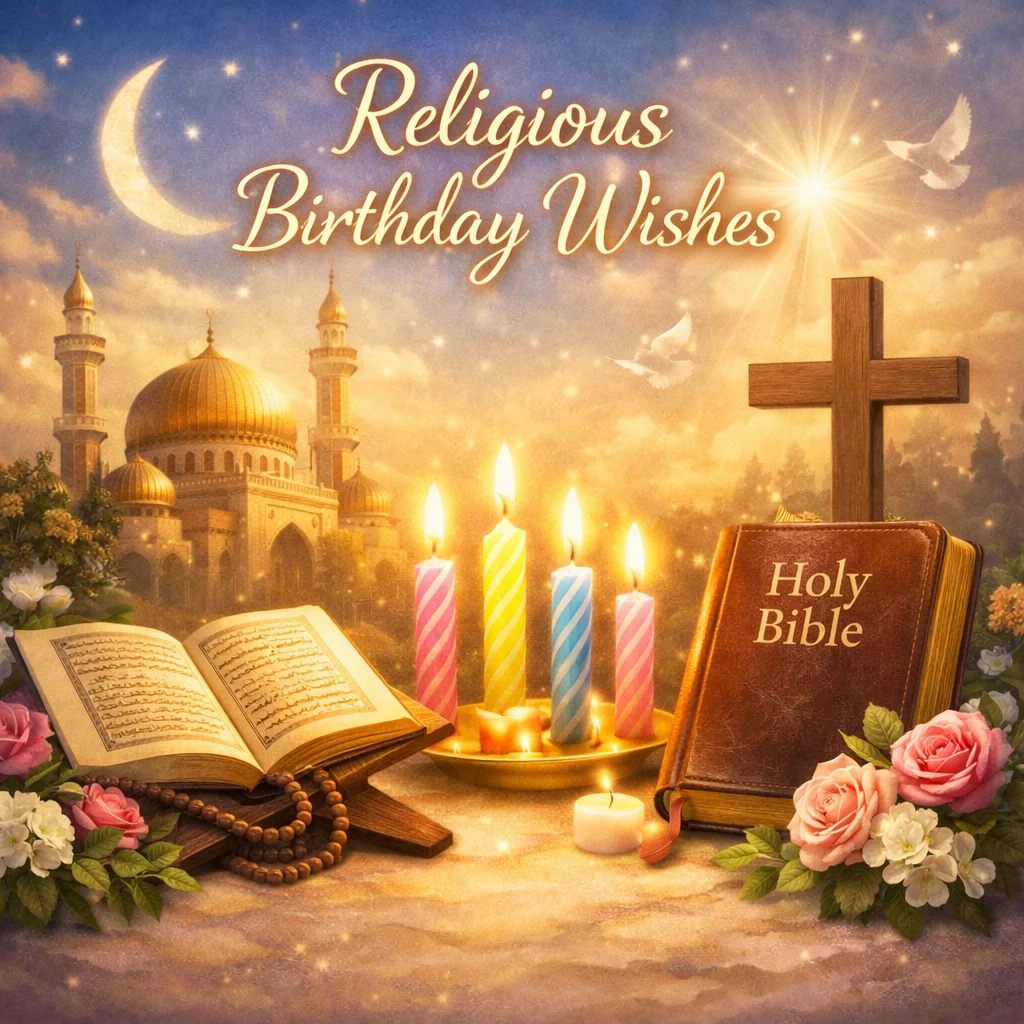 Religious Birthday Wishes with Prayers and Blessings