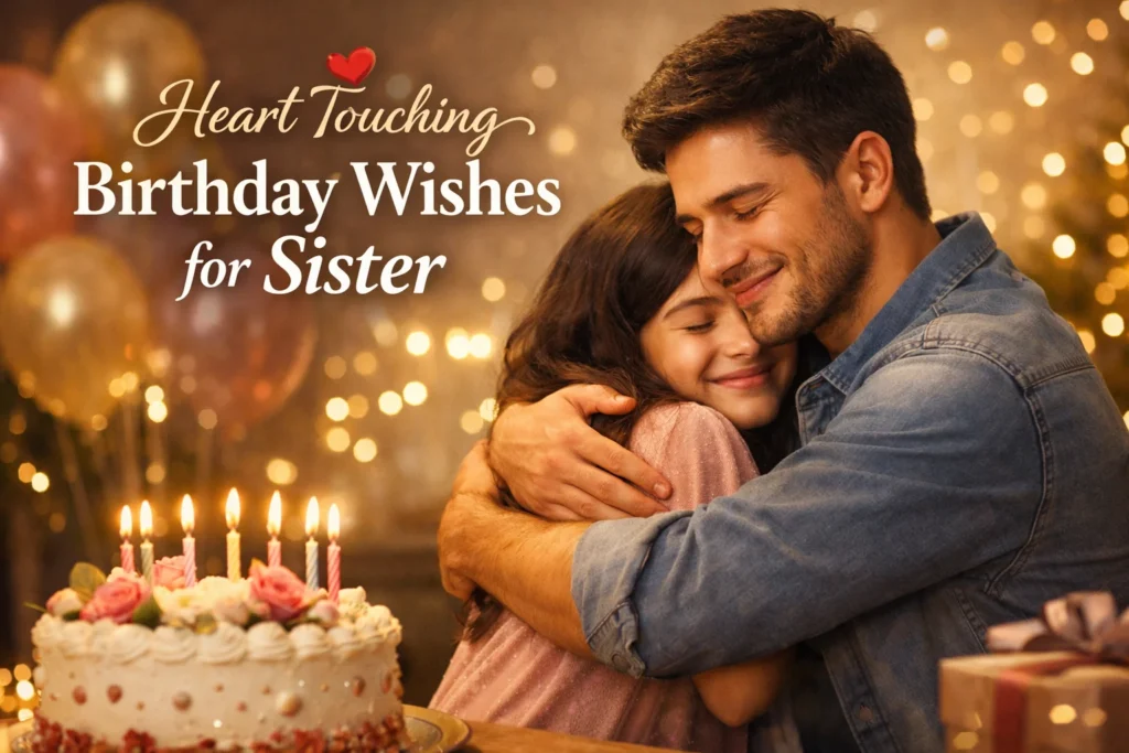 Heart Touching Birthday Wishes for Sister from Brother