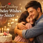Heart Touching Birthday Wishes for Sister from Brother