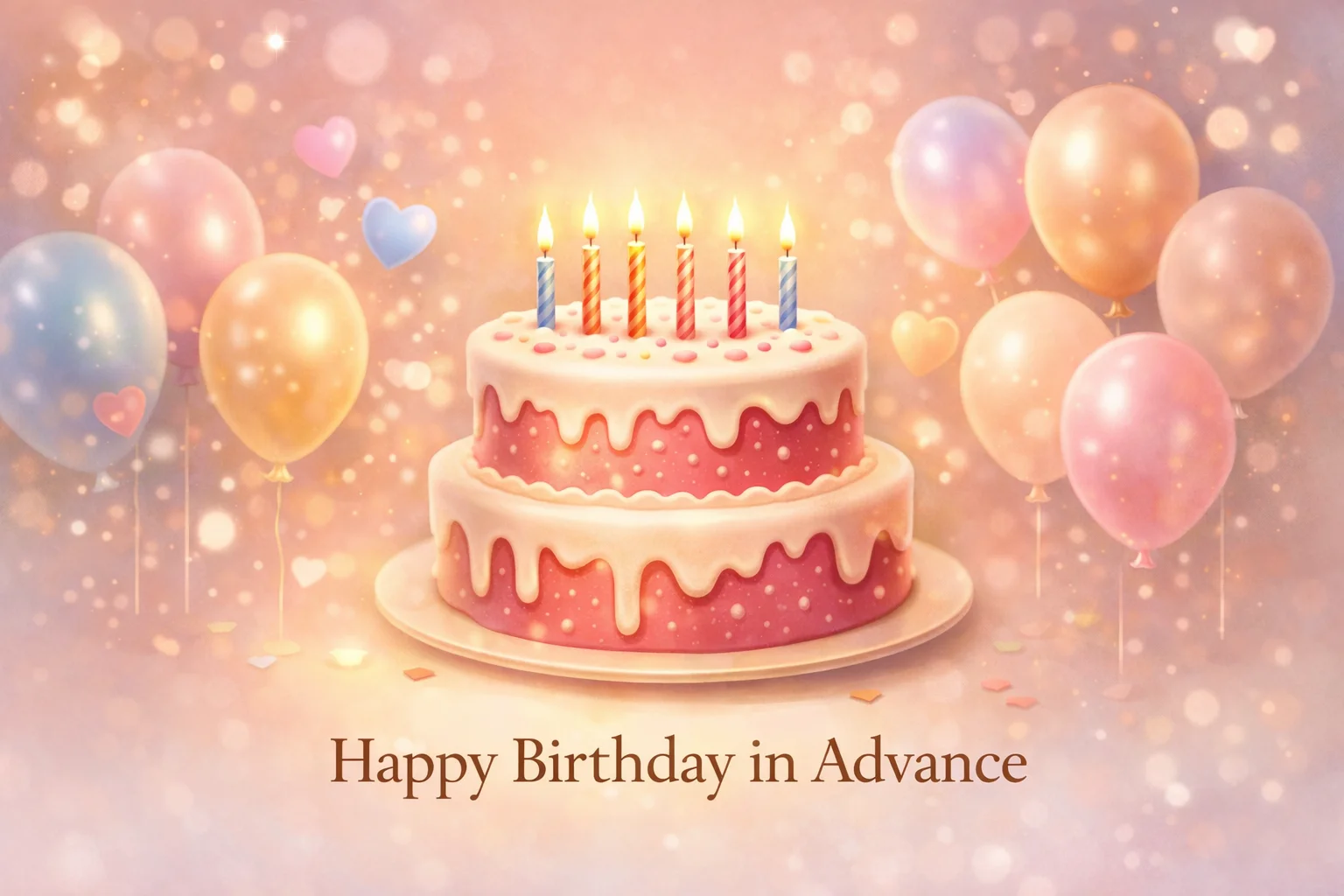 Advance Happy Birthday Wishes and Messages