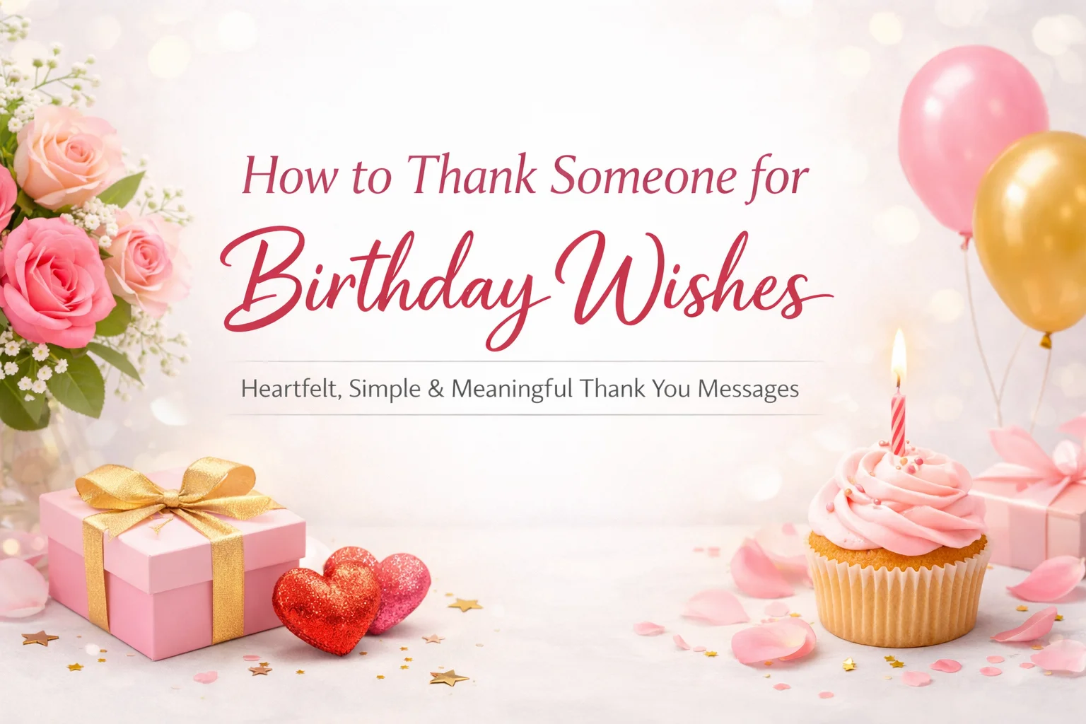 How to Thank Someone for Birthday Wishes
