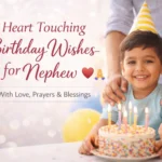 Heart Touching Birthday Wishes for Nephew