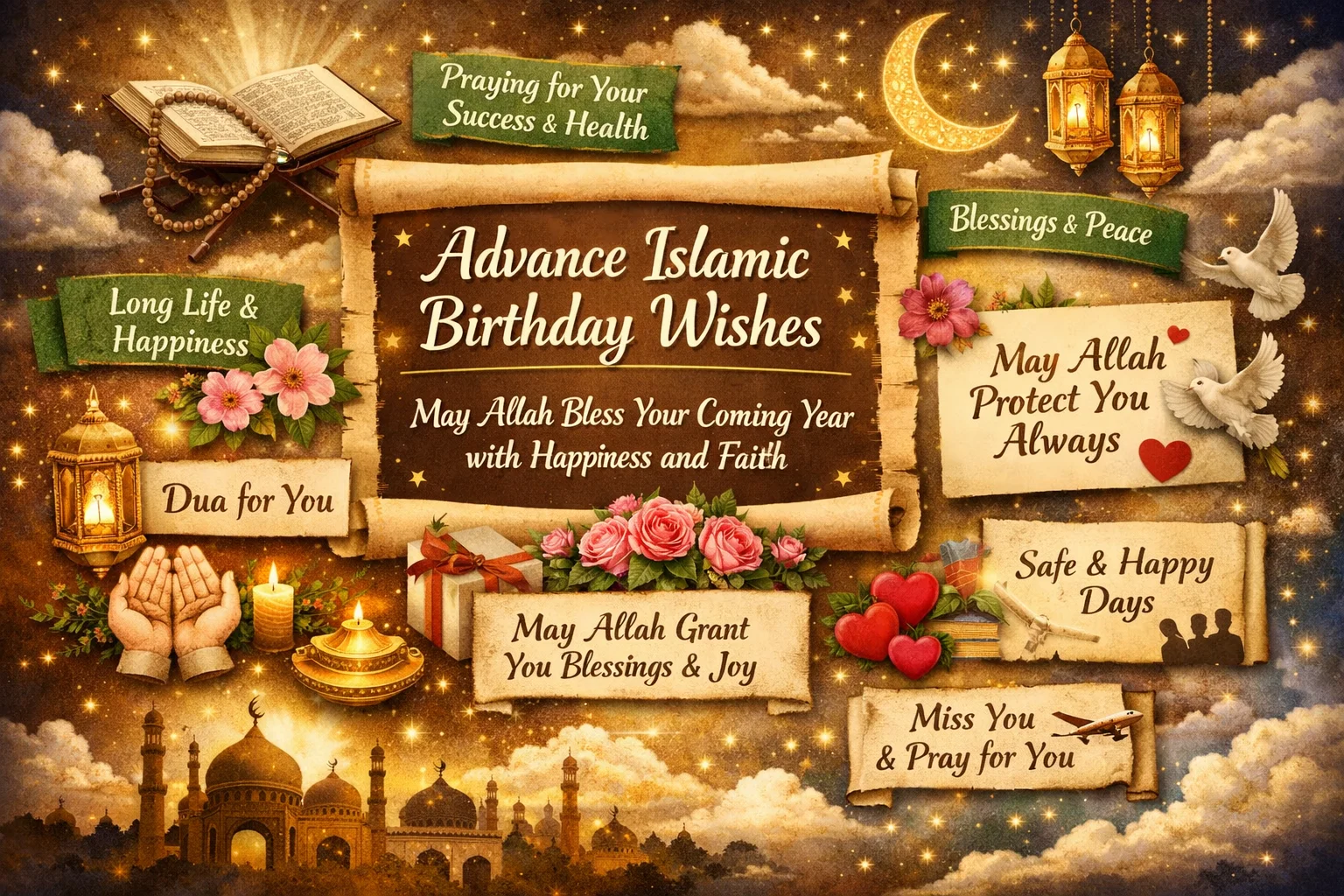 Advance Islamic Birthday Wishes