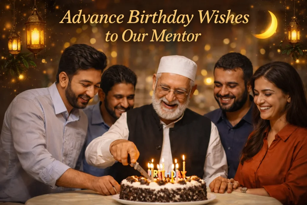 Advance Birthday Wishes for Mentor