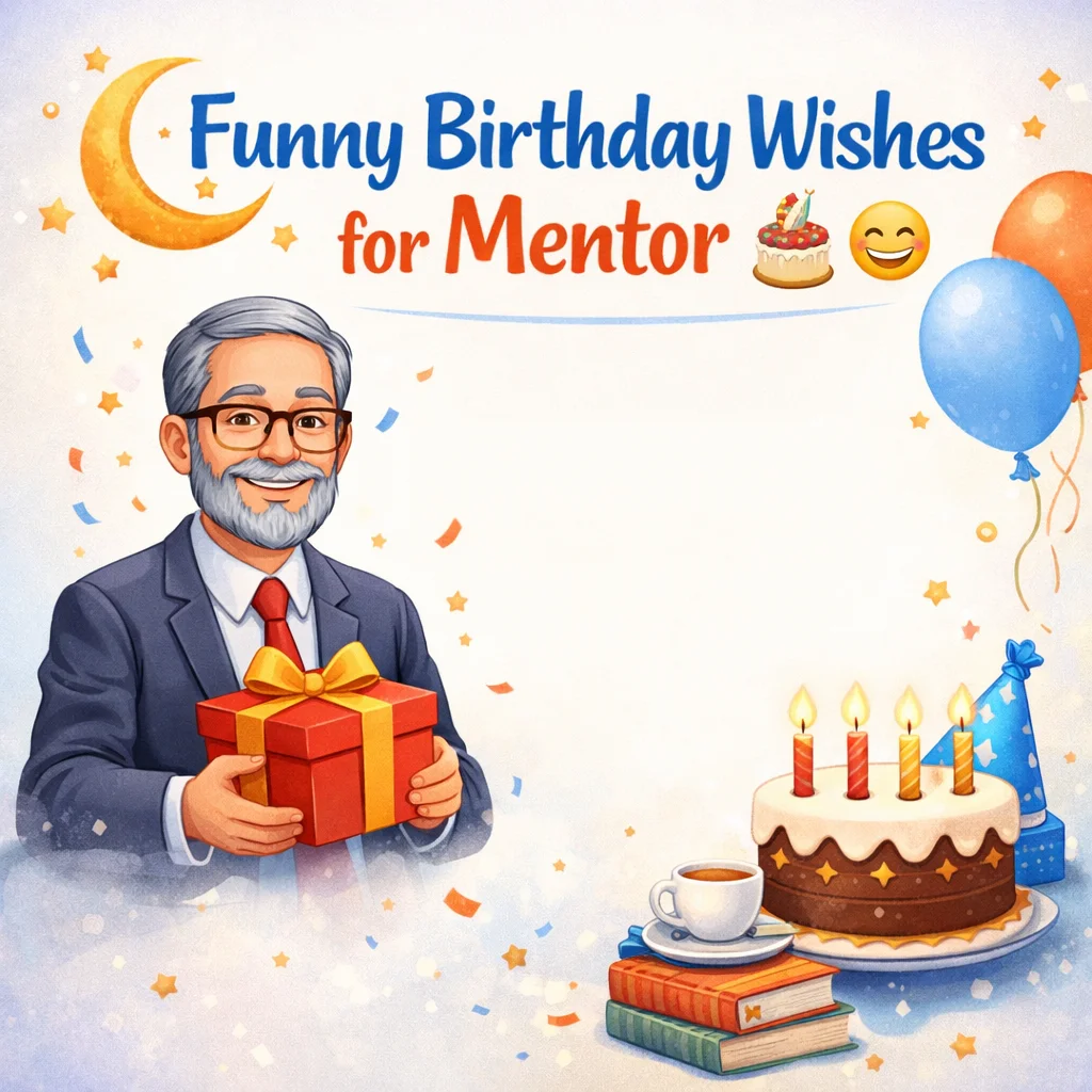 Funny Birthday Wishes for Mentor