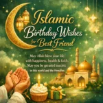 Islamic Birthday Wishes for Best Friend